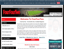 Tablet Screenshot of fourfourtwo-magazine.com